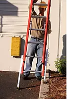WERNER PK80-2 Level-Master Ladder Leveler with Steel Swivel Shoe