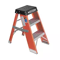 Werner SSF03 375-Pound Load Capacity, Type IAA Duty Rating Fiberglass Step Stand, 3-Foot
