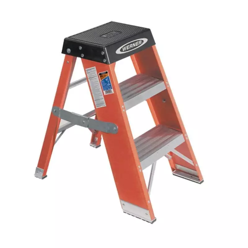 Werner SSF03 375-Pound Load Capacity, Type IAA Duty Rating Fiberglass Step Stand, 3-Foot
