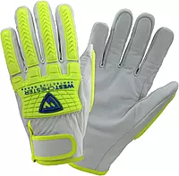 West Chester 9916/S Premium Goat Driver with Hi-Vis 5mm Tpr's On The Boh & Fingers Pair