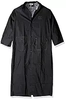 West Chester 4160BFR Rider Coat - X-Large, PVC on Polyester Rain Coat, Limited Flammability Rainwear Black
