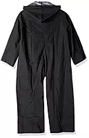 West Chester 4160BFR Rider Coat - X-Large, PVC on Polyester Rain Coat, Limited Flammability Rainwear Black