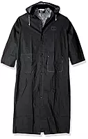 West Chester 4160BFR Rider Coat - X-Large, PVC on Polyester Rain Coat, Limited Flammability Rainwear Black