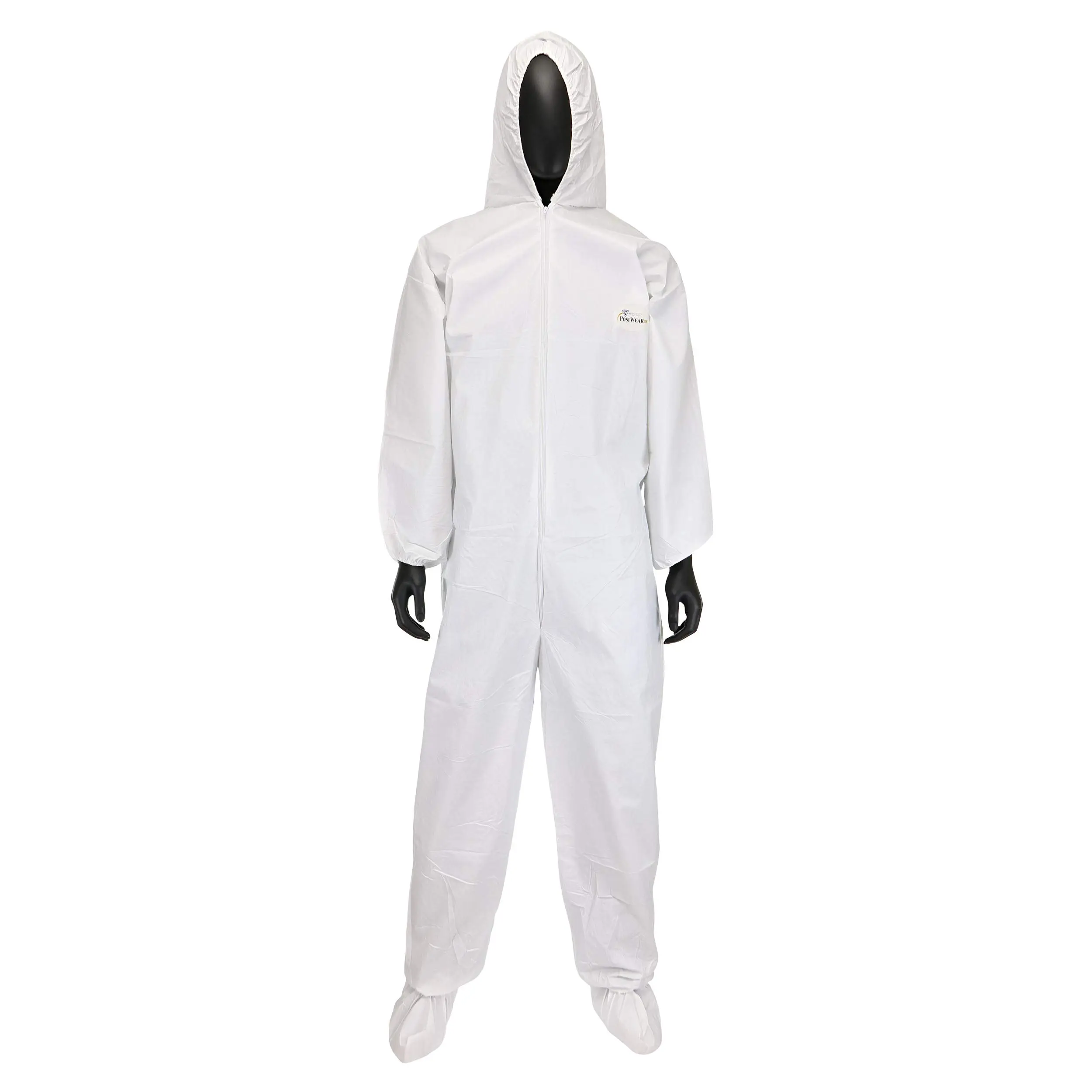 West Chester 3609 Polypropylene PosiWear BA: Breathable Advantage Microporous Coverall – [Pack of 25] Medium