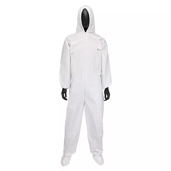 West Chester 3609 Polypropylene PosiWear BA: Breathable Advantage Microporous Coverall – [Pack of 25] Medium