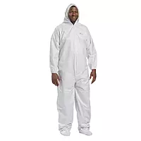 West Chester 3609 Polypropylene PosiWear BA: Breathable Advantage Microporous Coverall – [Pack of 25] Medium