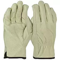 West Chester 994KF/M Economy Grain Pigskin Red Fleece Lined, Keystone Thumb Drivers Dozen