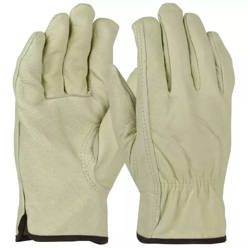 West Chester 994KF/M Economy Grain Pigskin Red Fleece Lined, Keystone Thumb Drivers Dozen