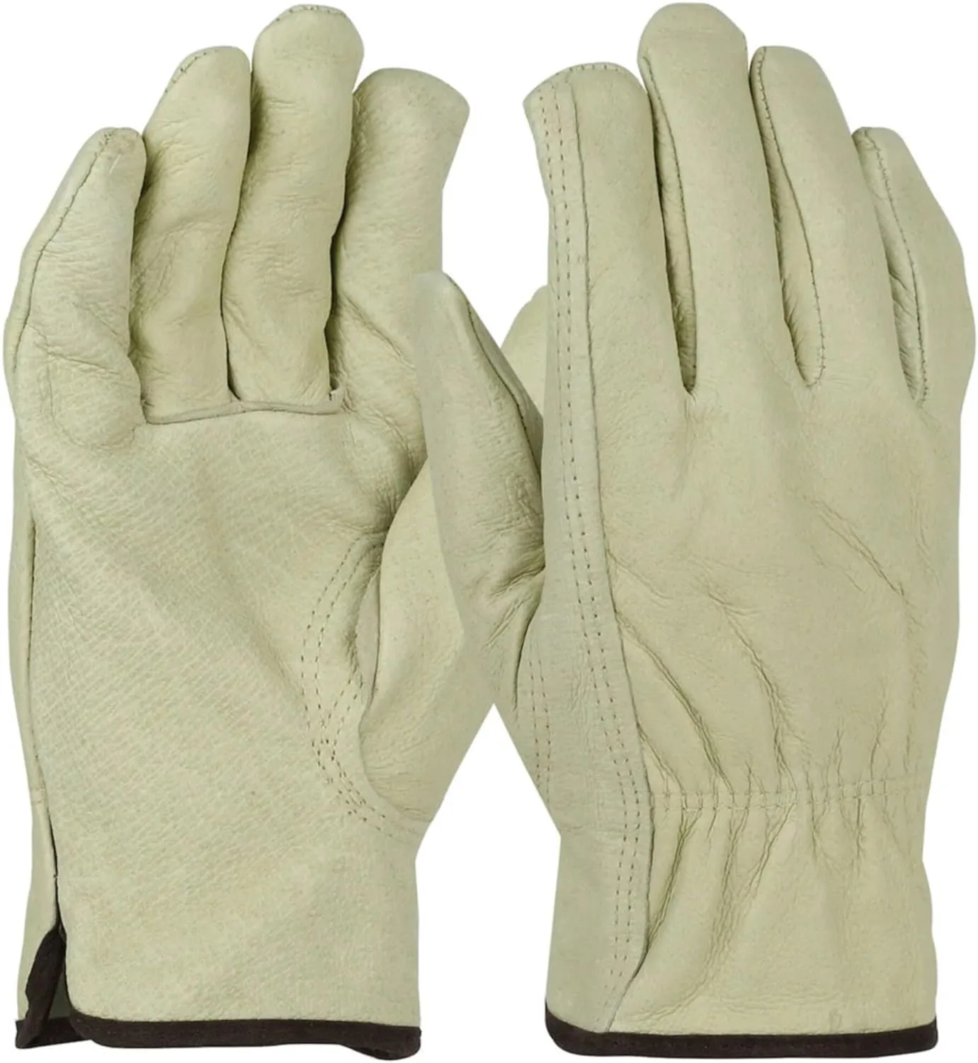 West Chester 994KF/M Economy Grain Pigskin Red Fleece Lined, Keystone Thumb Drivers Dozen