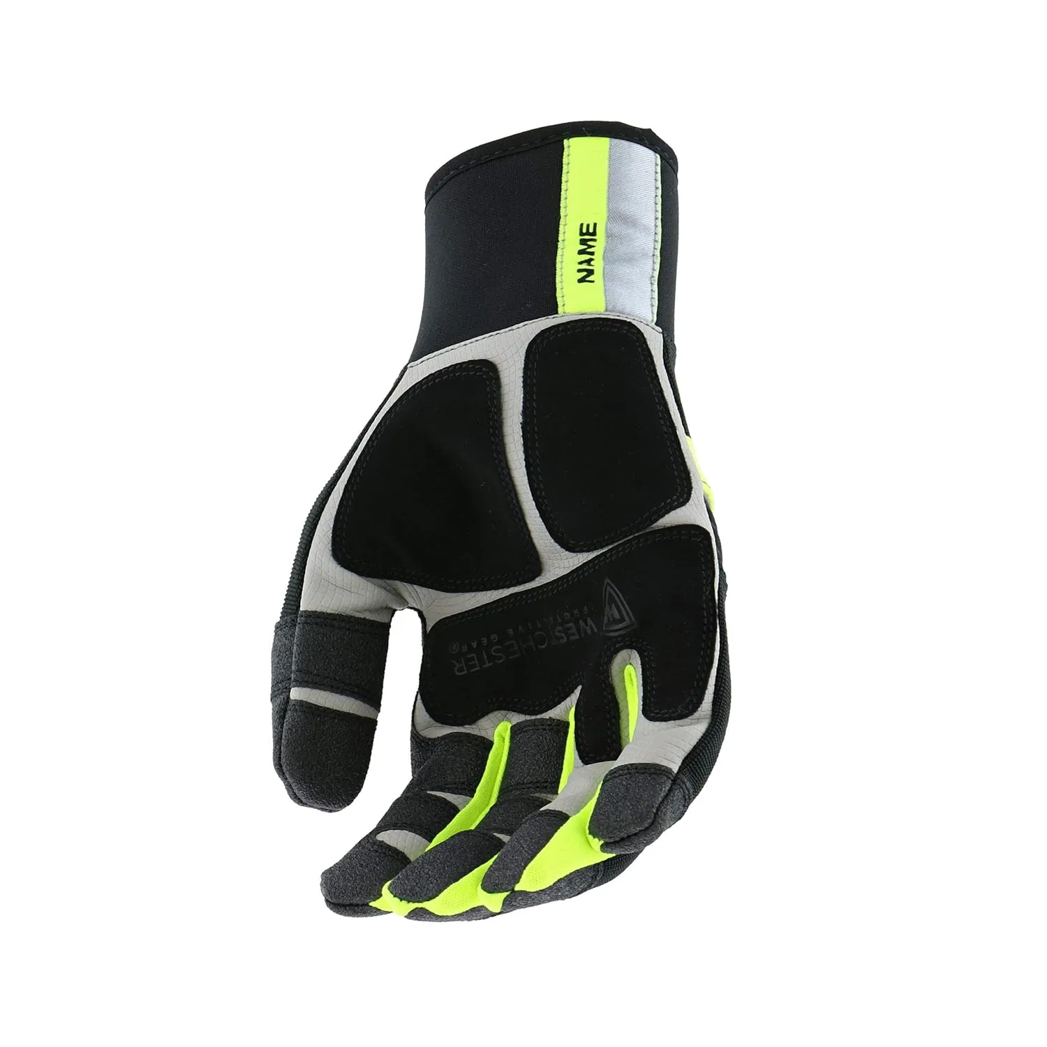 West Chester Pro Series 96652 Yeti Waterproof Winter Work Gloves - [1 Pair] Large, Synthetic Leather Palm, Spandex Backing