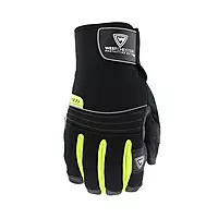 West Chester Pro Series 96652 Yeti Waterproof Winter Work Gloves - [1 Pair] Large, Synthetic Leather Palm, Spandex Backing