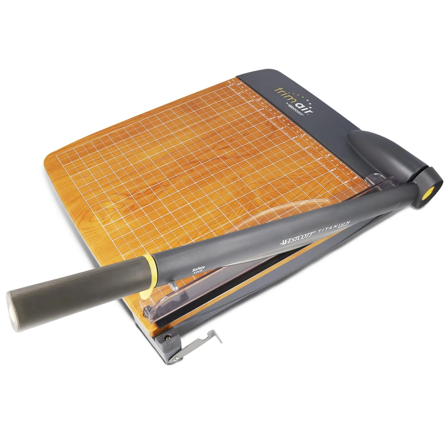 Westcott TrimAir Wood Guillotine Paper Cutter & Paper Trimmer