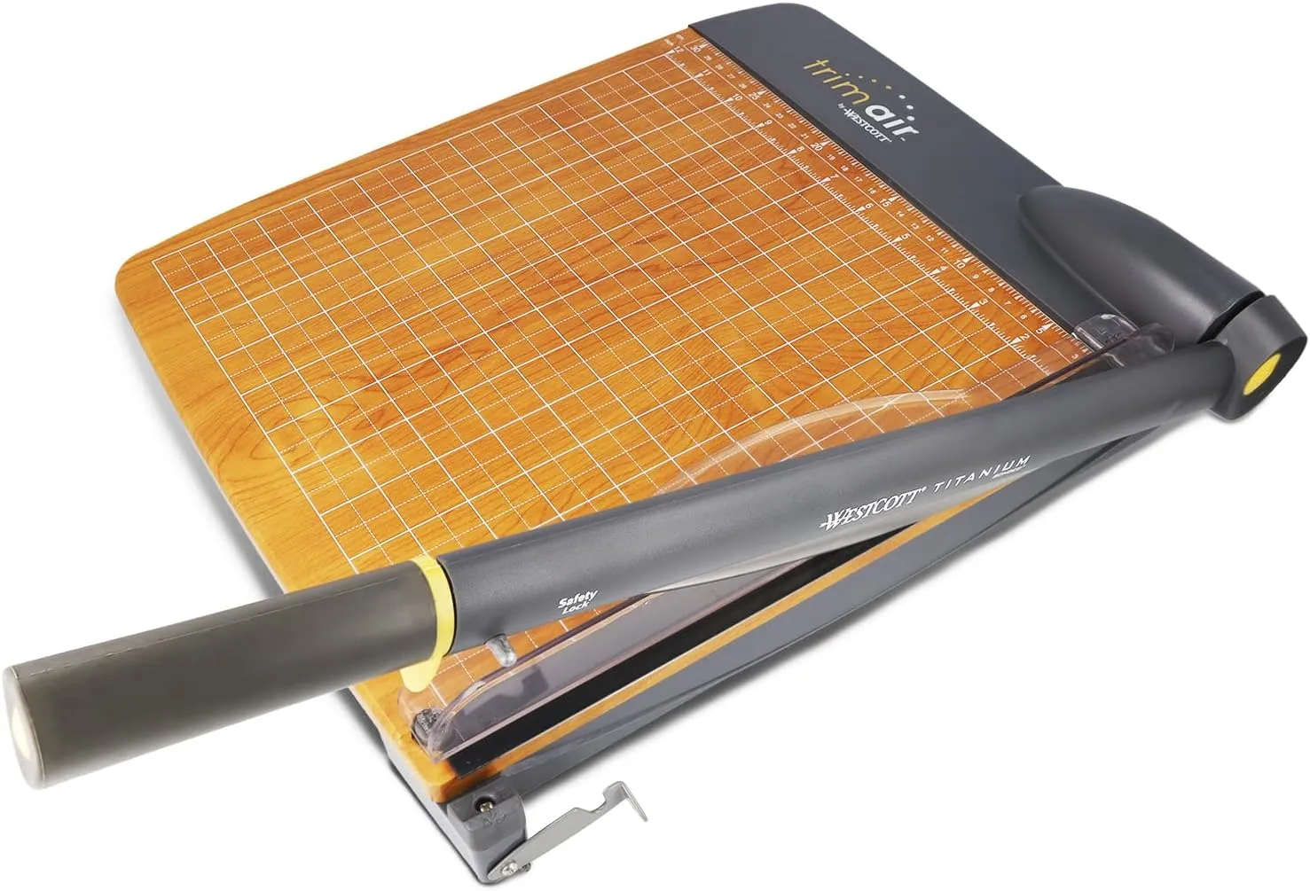 Westcott TrimAir Wood Guillotine Paper Cutter & Paper Trimmer