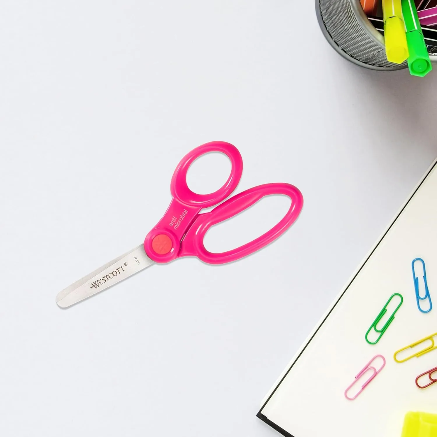 WESTCOTT 5-Inch Kids Safety Scissors, 12-Pack