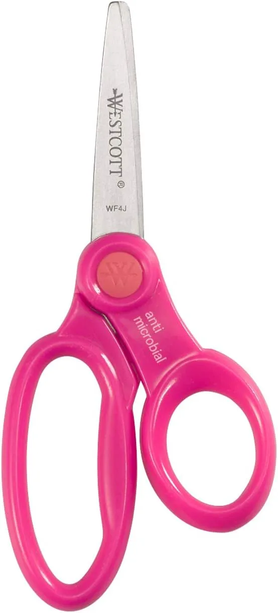 WESTCOTT 5-Inch Kids Safety Scissors, 12-Pack