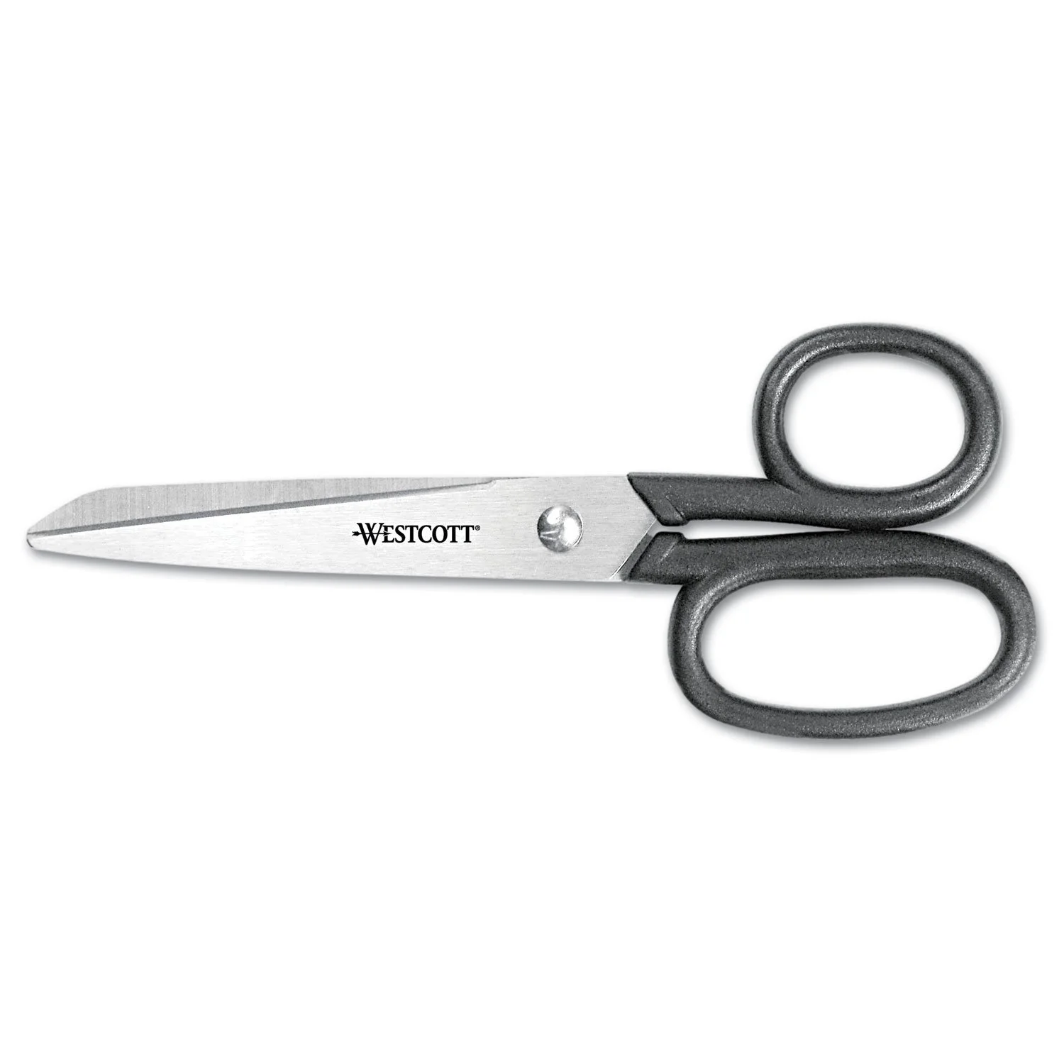 Westcott Shears, Left/Right Hand, 6", 2.75" Cut, Black