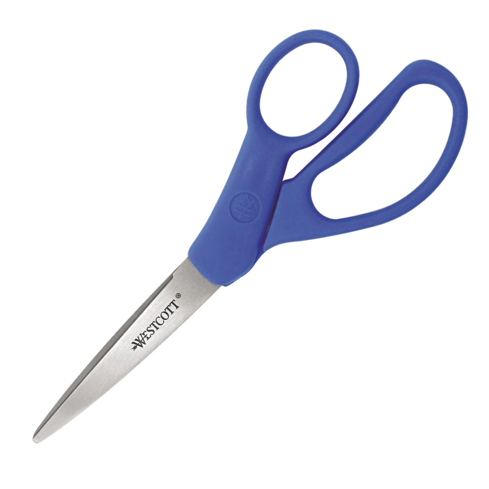 Westcott All Purpose Preferred Stainless Steel Scissors, 7in, Blue, Model 43217