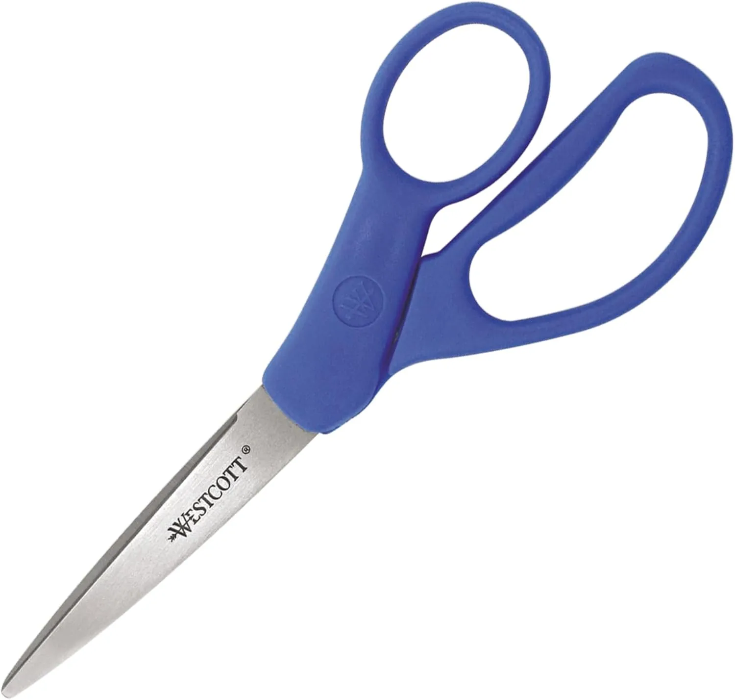 Westcott All Purpose Preferred Stainless Steel Scissors, 7in, Blue, Model 43217