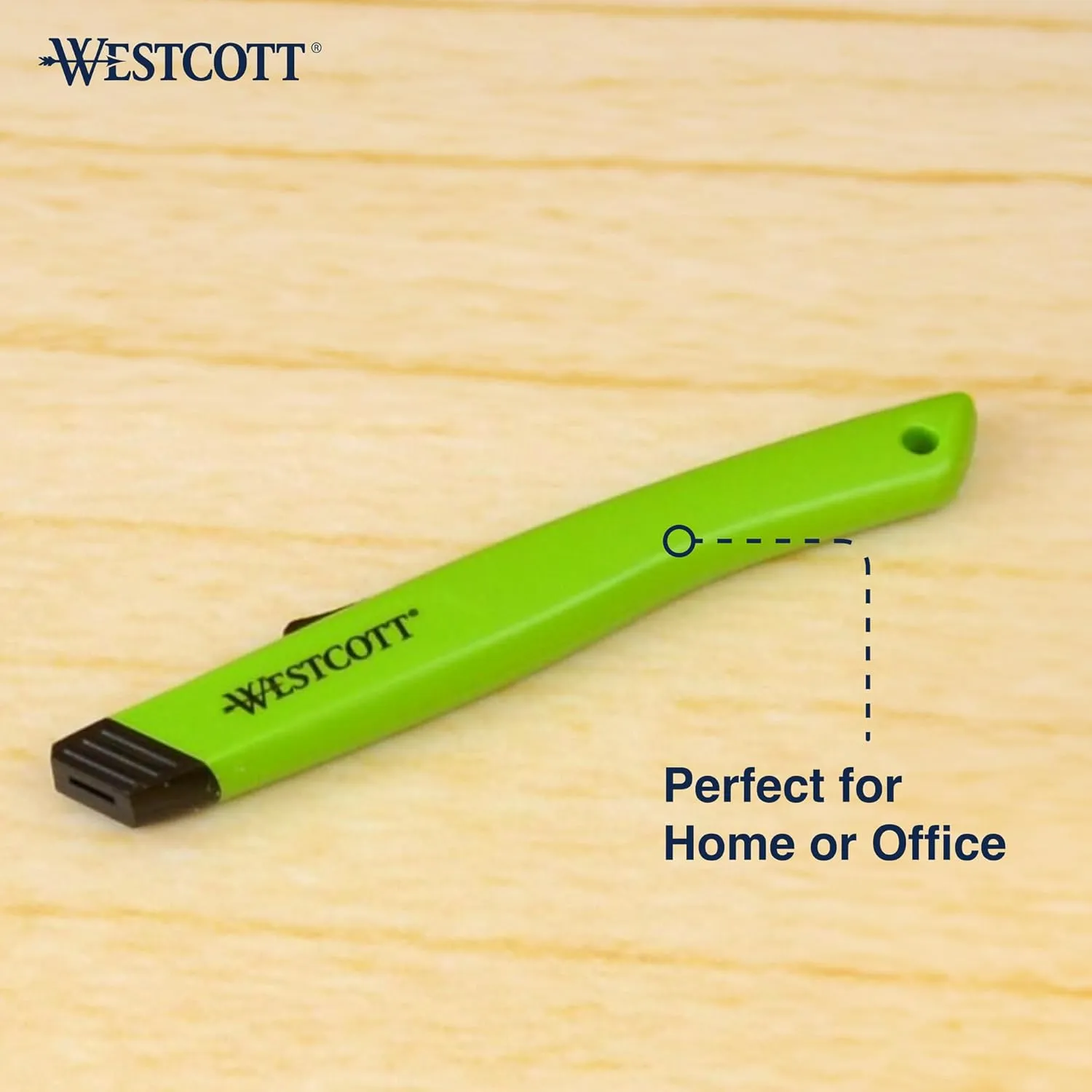 Westcott Box Cutter Safety Ceramic Utility Knife (16475) Green