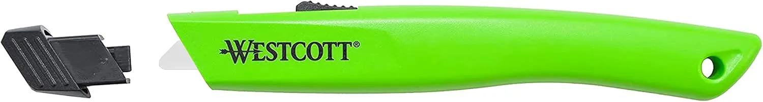Westcott Box Cutter Safety Ceramic Utility Knife (16475) Green