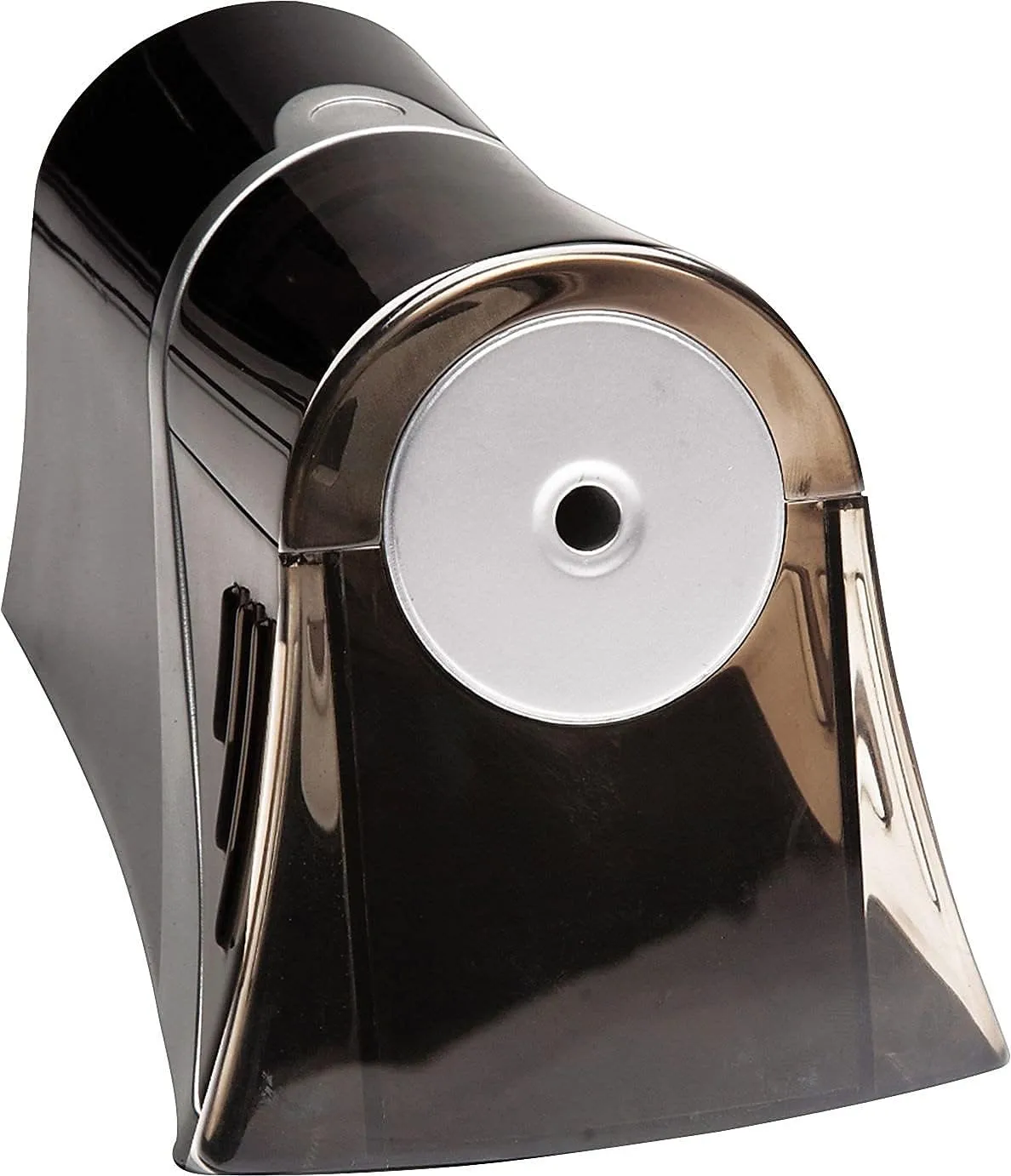 Westcott iPoint Evolution Axis Electric Pencil Sharpener, Silver, Single Hole