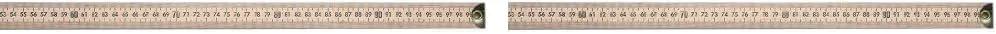 Westcott Wooden Meter Stick with Brass Tips, 39 1/2" (Pack of 2) Wood Pack of 2