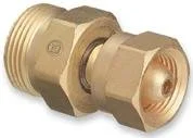Western Enterprises 314 Brass Cylinder Adaptors, from CGA-200 "MC" Acetylene to CGA-520 "B" Tank