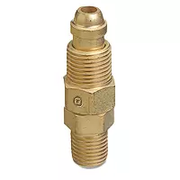 Western Enterprises AW-427 Inert Arc Hose & Torch Adapters, Brass, Straight, RH, Male/male Connection, 0.5 Length, B-Size