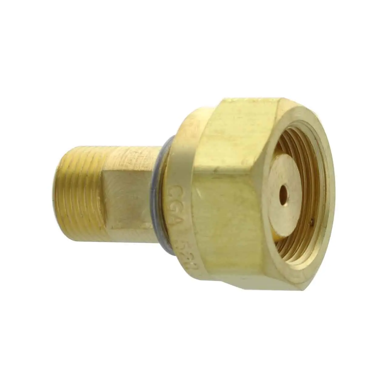 Western Enterprises 306 Brass Cylinder Adaptors,CGA-520 B Tank Acetylene to CGA-300 Commercial Acetylene