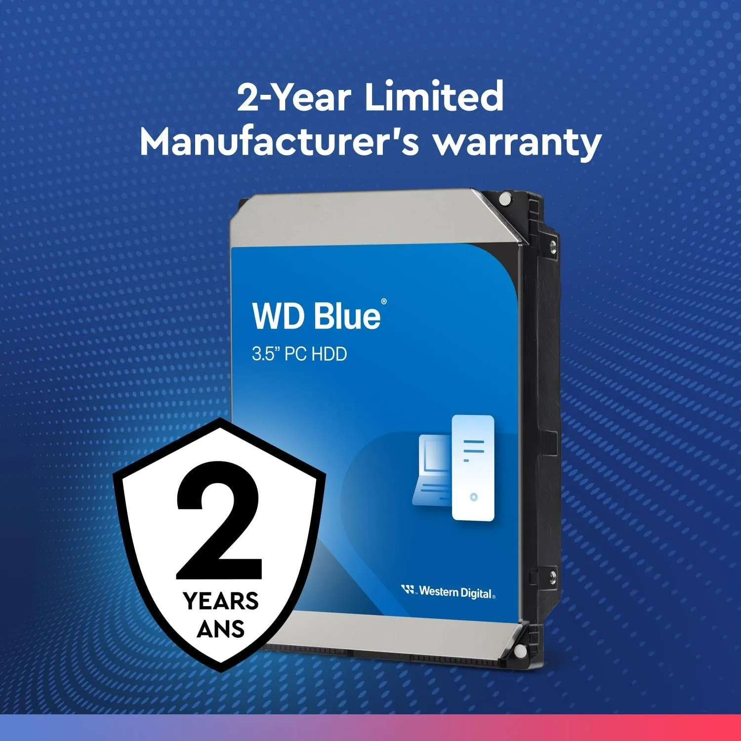 Western Digital WD Blue PC Internal 3.5" SATA Desktop Hard Drive