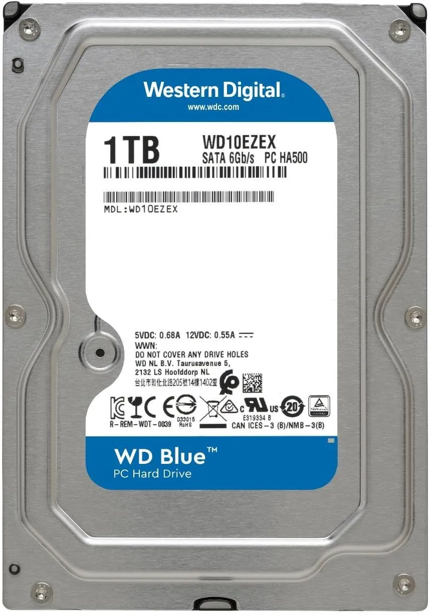 Western Digital WD Blue PC Internal 3.5" SATA Desktop Hard Drive