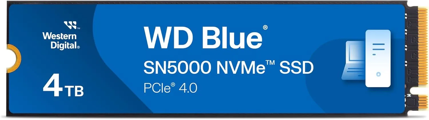 Western Digital WD Blue NVMe M.2 2280 PCIe Gen4 Internal SSD