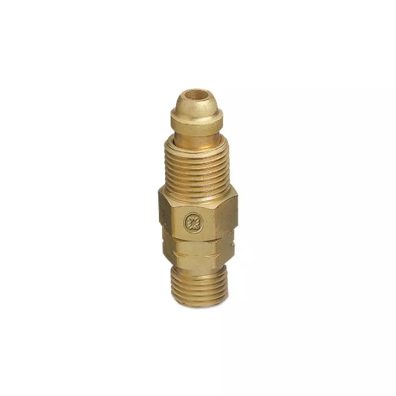 Western Enterprises AW-403 Inert Arc Hose & Torch Adapters, Brass, Straight, RH to RH, Male/male Connection, 0.5 Length