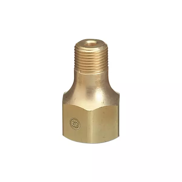 Western Enterprises B-70 Male NPT Outlet Adapters for Manifold Pipelines, Argon/Helium/Nitrogen, 1/4"