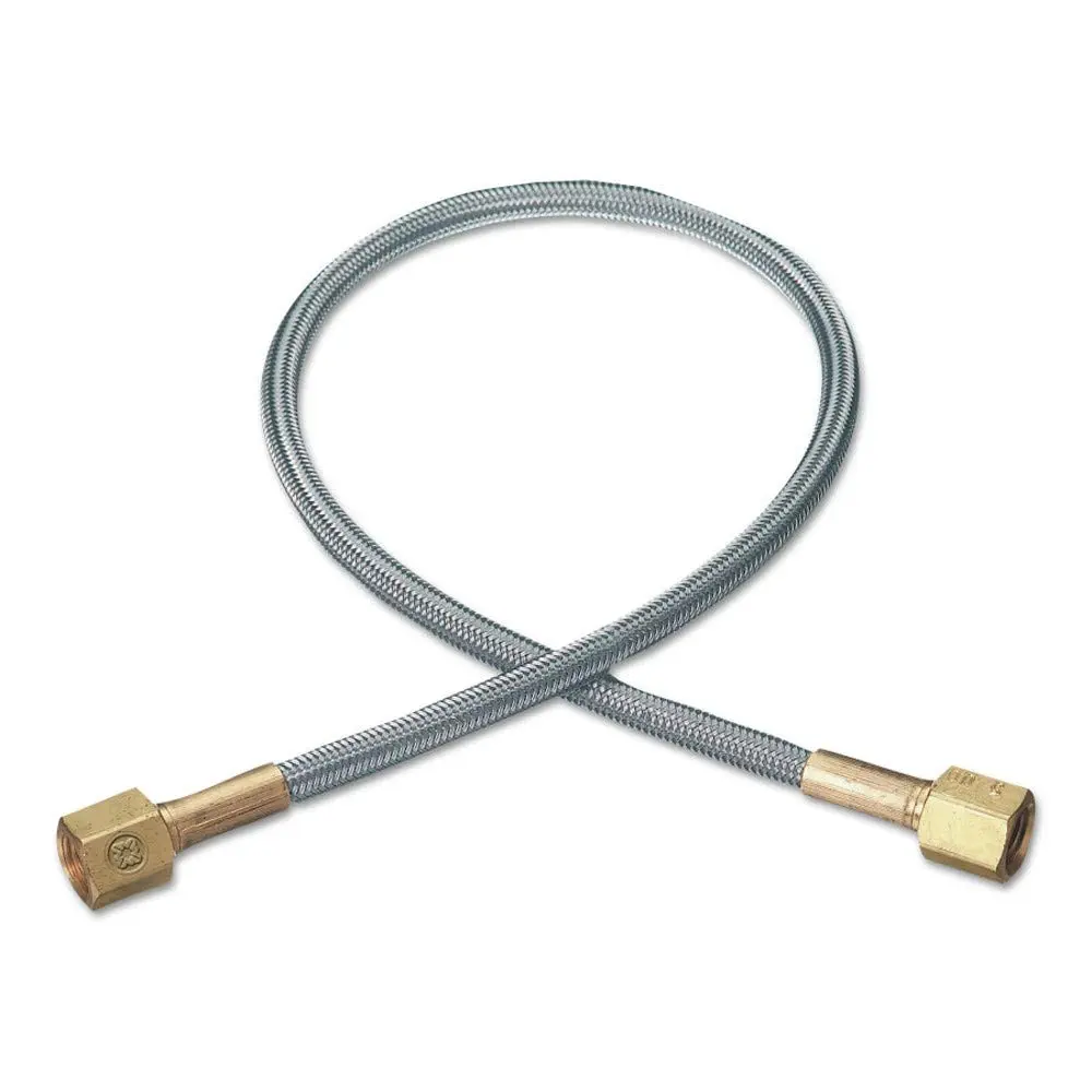 Western Enterprises PF2-4-18 Stainless Steel Flexible Pigtails, Pigtail, 3,000 PSIG, Stainless Steel, 18"