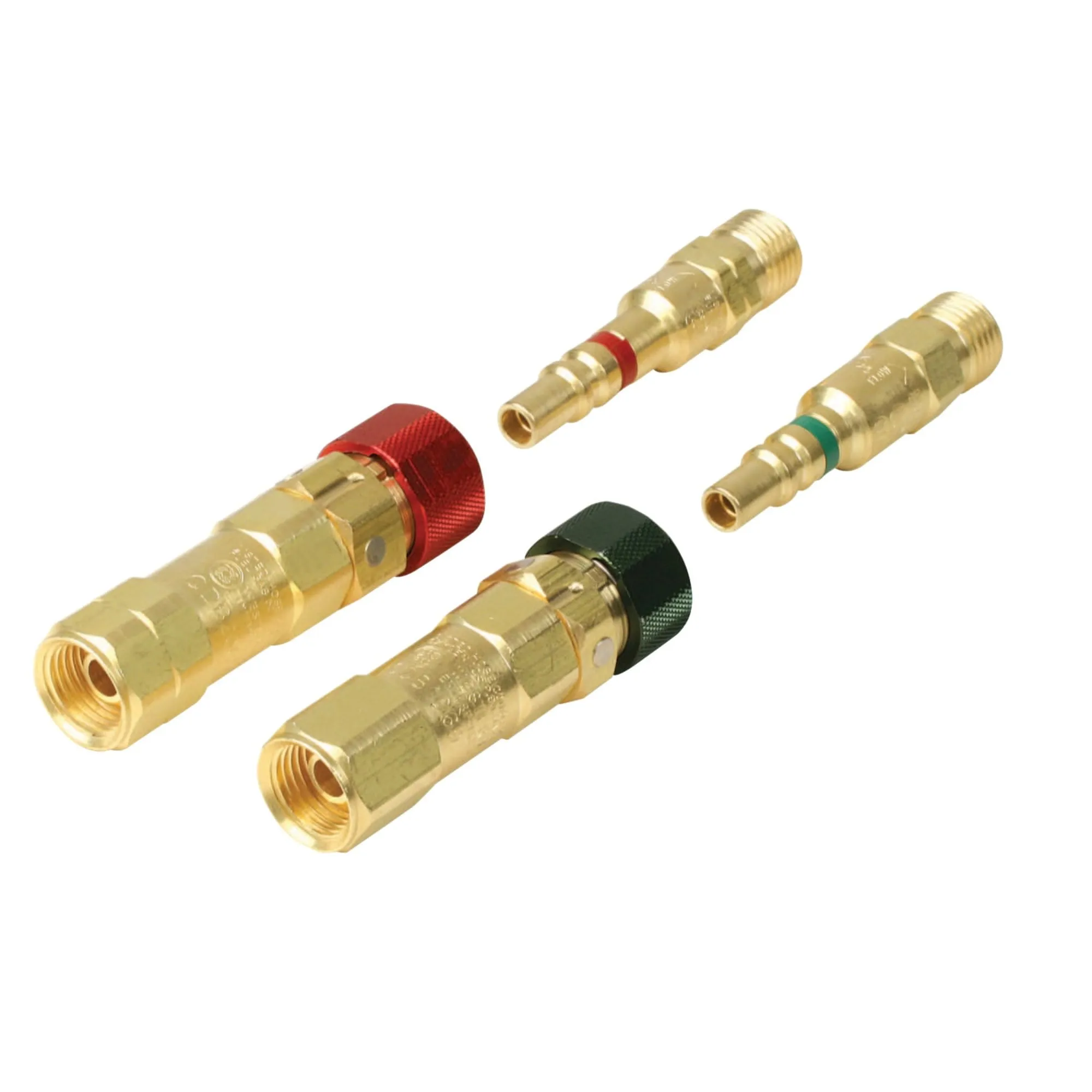 Western Enterprises QDB40 Torch to Hose Set (Oxygen/Fuel)
