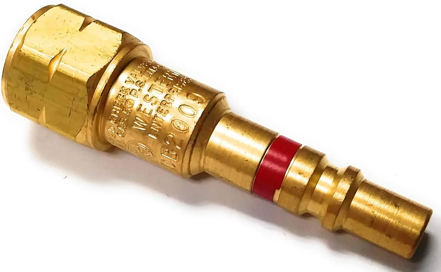 Western Enterprises QDB200 Male Fuel Gas Torch-to-Hose Quick-Connect Component