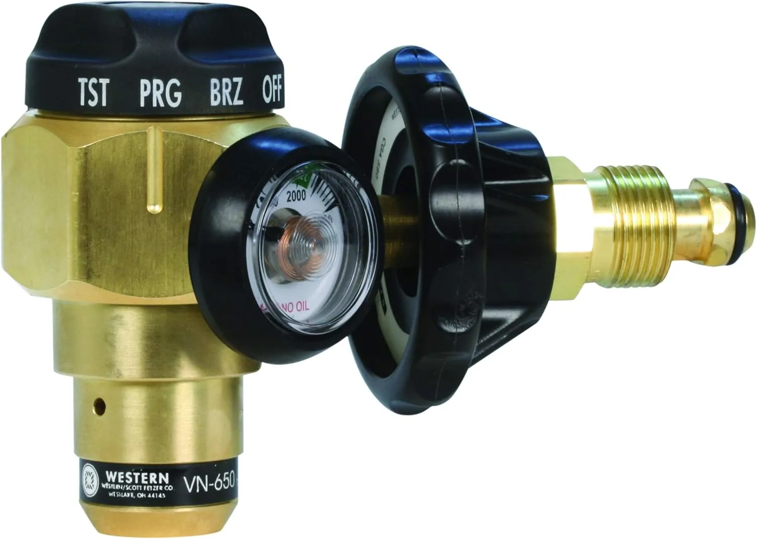 Western Enterprises VN-650 Flowmeter Nitrogen Purging Regulator w/650 PSI Test Pressure