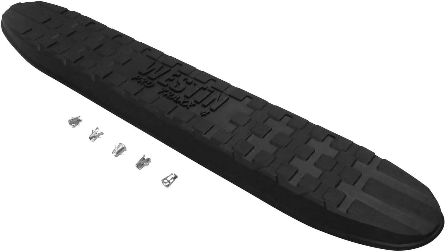 Westin 21-20001-5 Replacement Step Pad and Clips for PRO TRAXX 4 Oval Nerf Bars 24 in. Pad (1 Pad only)