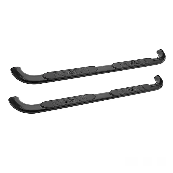 Westin 21-3565 Platinum 4 Oval Nerf Bars fits 2009-2018 Ram 1500 2010-2026 Ram 2500 3500 Crew Cab Black Pair