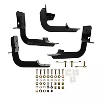Westin 22-1895 Premier Oval Nerf Bar Mount Kit fits 2009-2018 Ram 1500 2019-2024 1500 Classic 2010-2025 Ram 2500 3500 Standard Cab Black Pair