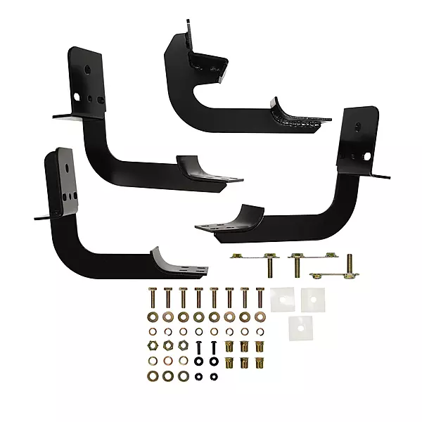 Westin 22-1895 Premier Oval Nerf Bar Mount Kit fits 2009-2018 Ram 1500 2019-2024 1500 Classic 2010-2025 Ram 2500 3500 Standard Cab Black Pair