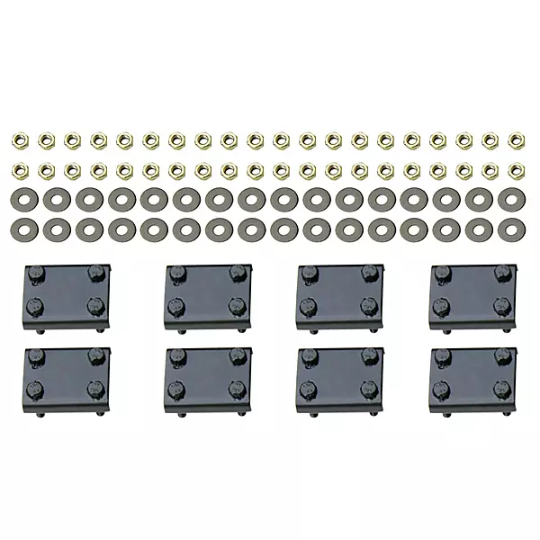 Westin 22-1945 Premier Oval Nerf Bar Mount Kit for 2010-2018 4Runner (Black, Pair)