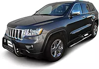 Westin 22-1985 Premier Oval Nerf Bar Mount Kit fits 2011-2017 Durango 2011-2017 Grand Cherokee Black Pair