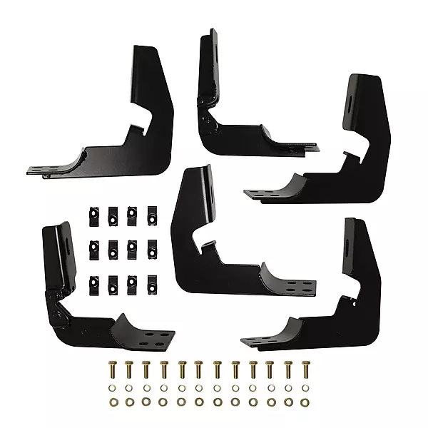 Westin 22-2015 Premier Oval Nerf Bar Mount Kit Fits Silverado & Sierra - Black