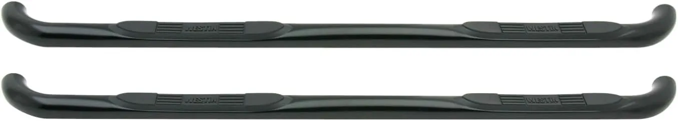 Westin 23-3935 E-Series 3 Round Nerf Bars fits 2015-2025 F-150 2017-2025 F-250 F-350 F-450 F-550 SuperCab Black Pair