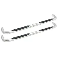 Westin 23-3550 E-Series 3 Round Nerf Bars fits 2009-2018 Ram 1500 2019-2024 Ram 1500 Classic Quad Cab Polished Pair