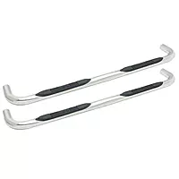 Westin 23-3560 E-Series 3 Round Nerf Bars Polished Pair for Ram Trucks