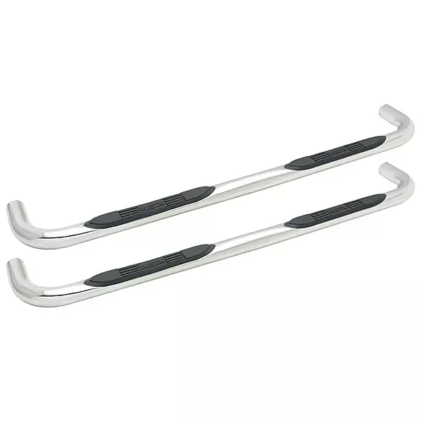 Westin 23-3560 E-Series 3 Round Nerf Bars Polished Pair for Ram Trucks