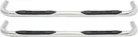 Westin 23-3560 E-Series 3 Round Nerf Bars Polished Pair for Ram Trucks